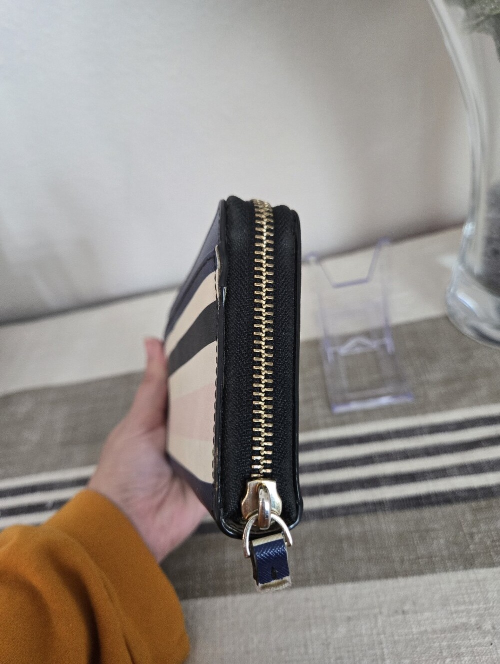 Kate Spade Striped Zip-Around Wallet - Picture 6 of 10